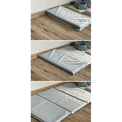 Purlov Koelmat voor Huisdieren - XXL - 110 x 70 cm - Grijs - Gelvulling