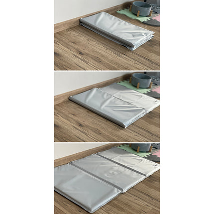 Purlov Koelmat voor Huisdieren - XL - 90 x 50 cm - Grijs - Gelvulling