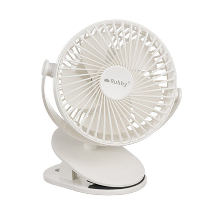 Ruhhy Draadloze Ventilator met Clip - 1200mAh - Wit - 3-in-1