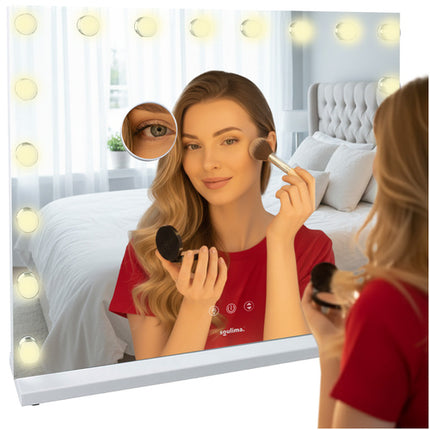 Soulima Hollywood Make-up Spiegel - 80 x 62 cm - Met LED Verlichting