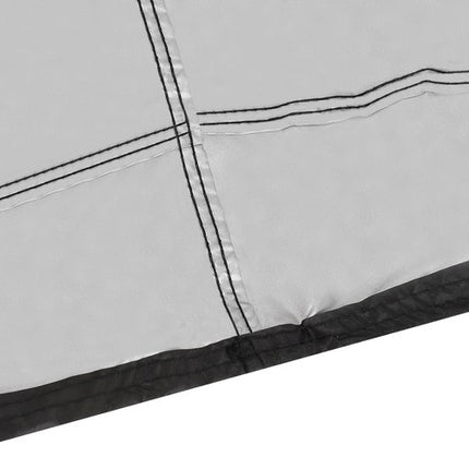 Gardlov Tuinstoelhoes voor Tweepersoons Hangstoel - 155 x 450 cm - Zwart
