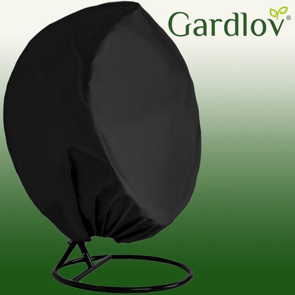 Gardlov Tuinstoelhoes voor Tweepersoons Hangstoel - 155 x 450 cm - Zwart