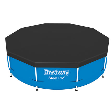 Bestway Afdekzeil voor Framezwembad - 305 cm - Zwart