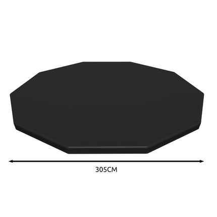 Bestway Afdekzeil voor Framezwembad - 305 cm - Zwart