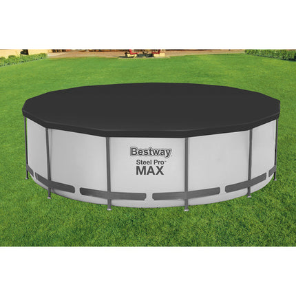 Bestway Afdekzeil voor Framezwembad - 366 cm - Zwart