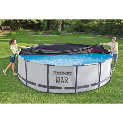 Bestway Afdekzeil voor Framezwembad - 366 cm - Zwart