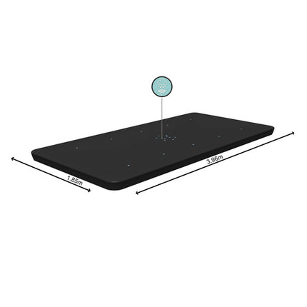Bestway 58232 Afdekzeil voor Frame Zwembad - 404 x 201 cm - Zwart