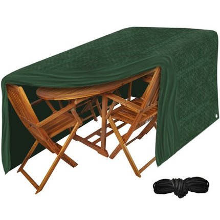 Ruhhy Beschermhoes Tuinmeubels - 240 x 180 x 100 cm - Groen - Waterdicht