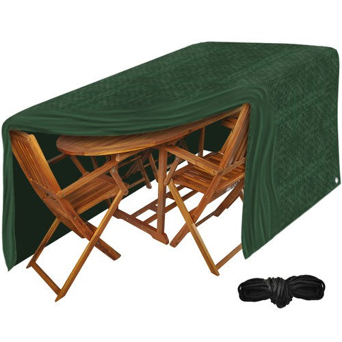Ruhhy Beschermhoes Tuinmeubels - 240 x 180 x 100 cm - Groen - Waterdicht