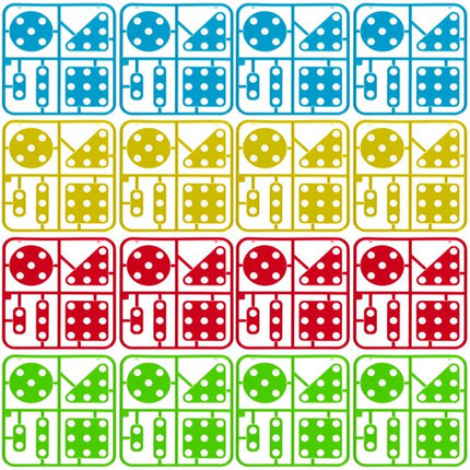 Iso Trade Creatieve Mozaïekset met Schroefmachine - 196-delig