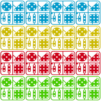Iso Trade Creatieve Mozaïekset met Schroefmachine - 196-Delig
