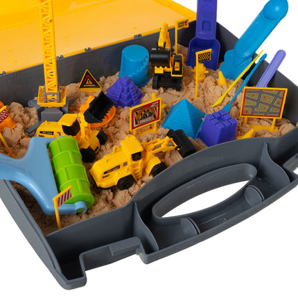 Iso Trade XXL Zandspeelset - Mobiele Zandbak in Koffer - 1500g Zand