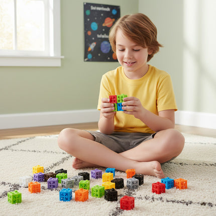 Kruzzel Creatieve 3D Bouwblokken - 160 Stuks - Multicolor