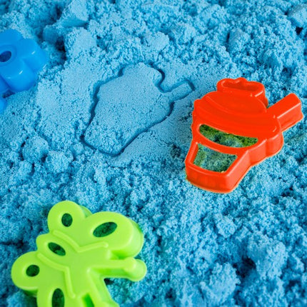 Kruzzel Creatief Magisch Zand - 2 kg - Inclusief Zandbak en Vormpjes
