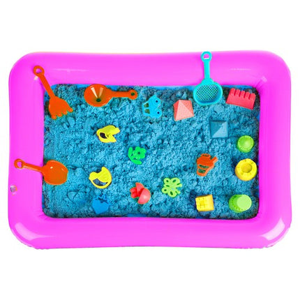 Kruzzel Creatief Magisch Zand - 2 kg - Inclusief Zandbak en Vormpjes