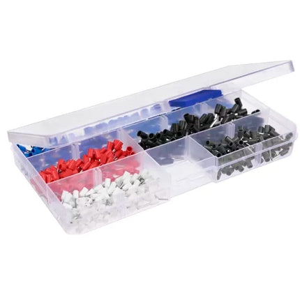 Bigstren Krimptang Set - 0,25-10 mm² - Inclusief 500 Adereindhulzen