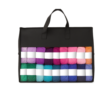Maaleo Haakset - 113-delig - Complete Set in Draagtas met 40 Kleuren Garen