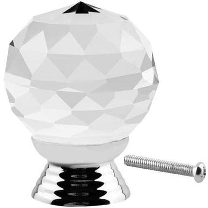 Iso Trade Kristallen Meubelknop - Luxe Glas - 3 x 4 cm