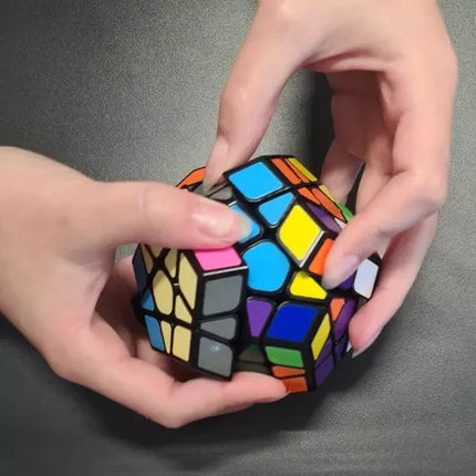 Kruzzel Dodecahedron Puzzelkubus - Educatieve Logische Kubus - Multicolor