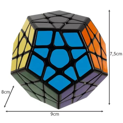 Kruzzel Dodecahedron Puzzelkubus - Educatieve Logische Kubus - Multicolor