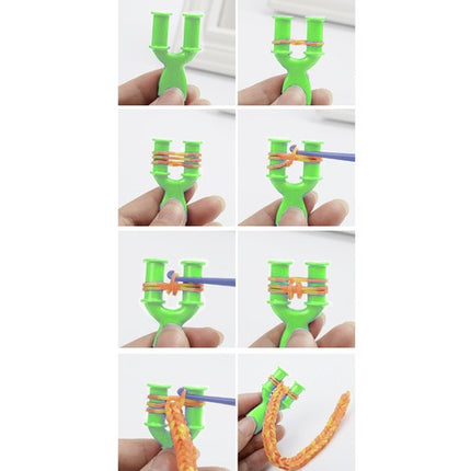 Kruzzel DIY Elastiekjes Set XXL - 4400 stuks - Inclusief Weefgetouw