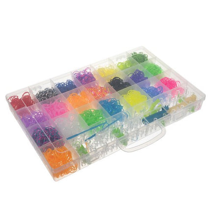 Kruzzel DIY Elastiekjes Set XXL - 4400 stuks - Inclusief Weefgetouw