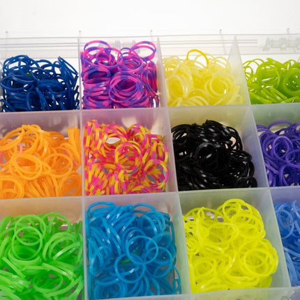 Kruzzel DIY Elastiekjes Set XXL - 4400 stuks - Inclusief Weefgetouw