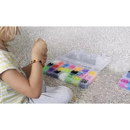 Kruzzel DIY Elastiekjes Set - 1500 stuks - Inclusief Organizer