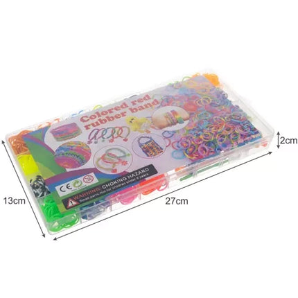 Kruzzel DIY Elastiekjes Set - 1500 stuks - Inclusief Organizer