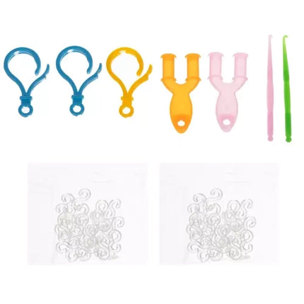 Kruzzel DIY Elastiekjes Set - 1500 stuks - Inclusief Organizer