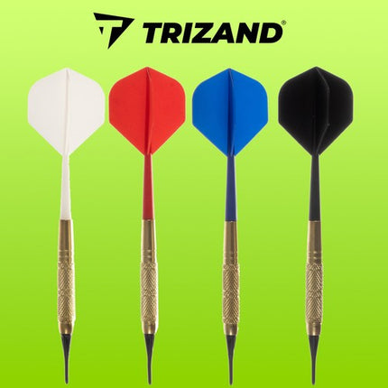 Trizand Dartset Deluxe - 12 Stuks - Inclusief 200 Reservepunten - Goud