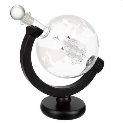 Malatec 22553 Luxe Whisky Karaf Globe Set - Inclusief Glazen en Koelstenen
