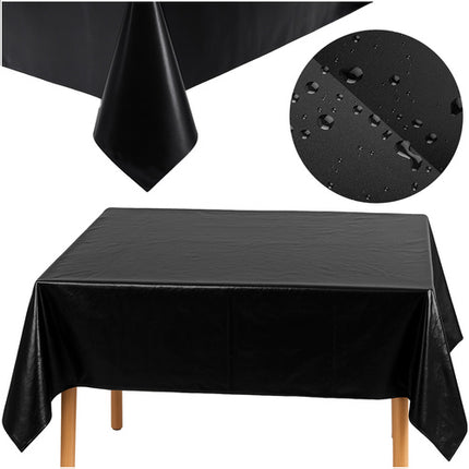 Ruhhy Decoratief Tafelkleed - 137 x 274 cm - Zwart - Waterafstotend