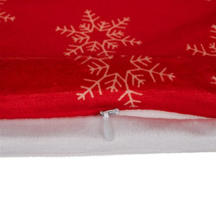 Ruhhy Kerst Sierkussenslopen - 45 x 45 cm - Set van 4 - Pluche