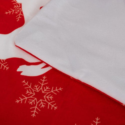 Ruhhy Kerst Sierkussenslopen - 45 x 45 cm - Set van 4 - Pluche