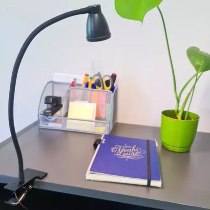 Izoxis 19454 2-in-1 Bureaulamp - Met Klem en Voet - Zwart