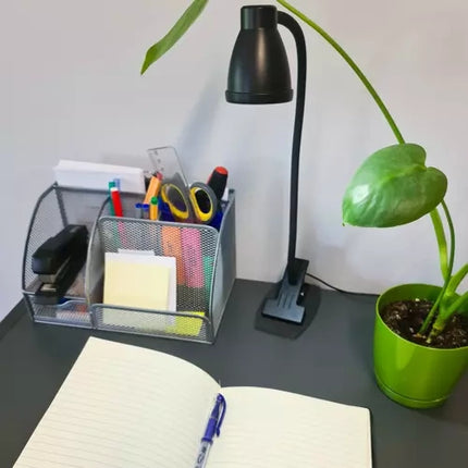 Izoxis 19454 2-in-1 Bureaulamp - Met Klem en Voet - Zwart