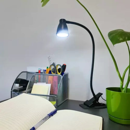 Izoxis 19454 2-in-1 Bureaulamp - Met Klem en Voet - Zwart