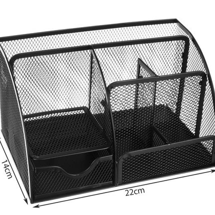 Maaleo Bureau Organizer - 6 Compartimenten - Met Lade - Zwart