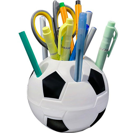 Maaleo Bureau Organizer - Voetbal Design - Zwart/Wit - Voor Pen & Kantoor