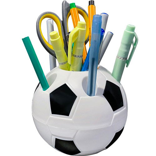 Maaleo Bureau Organizer - Voetbal Design - Zwart/Wit - Voor Pen & Kantoor