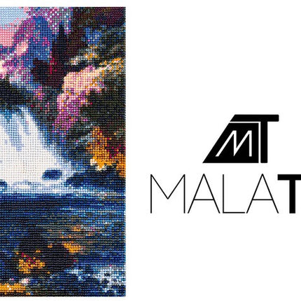 Malatec Diamond Painting Waterval - 30 x 40 cm - 5D Mozaïekset