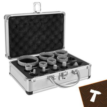 Bigstren Diamant Gatenzaagset - 13-delig - 6-68 mm - M14 - In Koffer