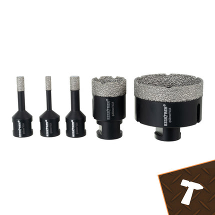 Bigstren Diamant Gatenzaagset - 6-delig - 6-68 mm - M14 - Met Adapter
