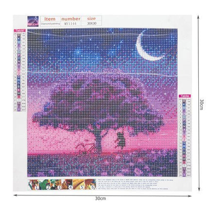 Malatec Diamond Painting Boom - 30 x 30 cm - 5D Mozaïekset