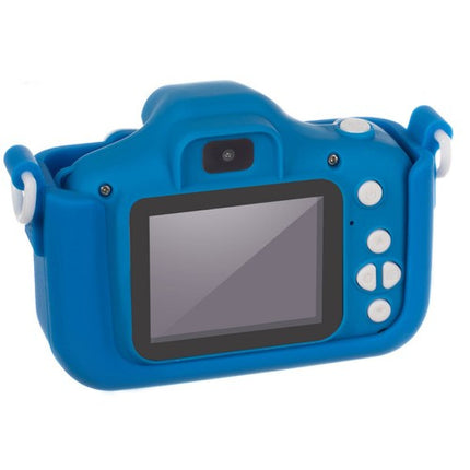 Kruzzel Digitale Kindercamera - Blauw - Full HD - Inclusief 32GB Kaart