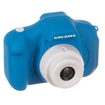 Kruzzel Digitale Kindercamera - Blauw - Full HD - Inclusief 32GB Kaart