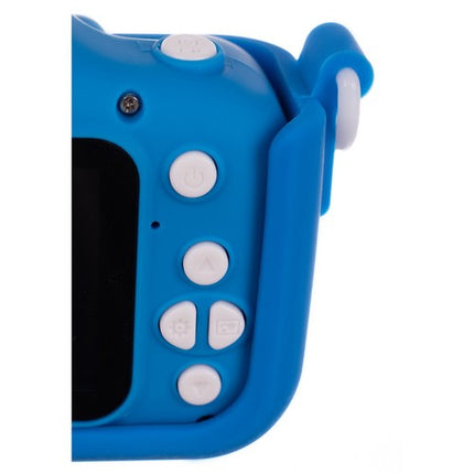 Kruzzel Digitale Kindercamera - Blauw - Full HD - Inclusief 32GB Kaart
