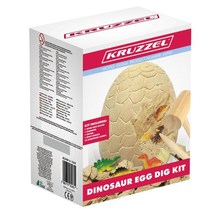 Kruzzel Dino Ei - Archeologische Opgegraven Set - 12 Dinosaurussen
