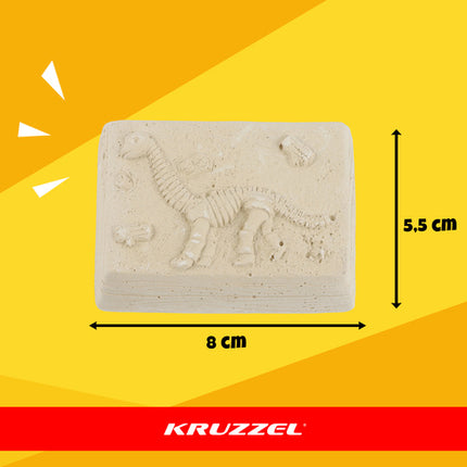 Kruzzel 5-in-1 Dinosaurus Opzeggingsset - Fossielen Speelset